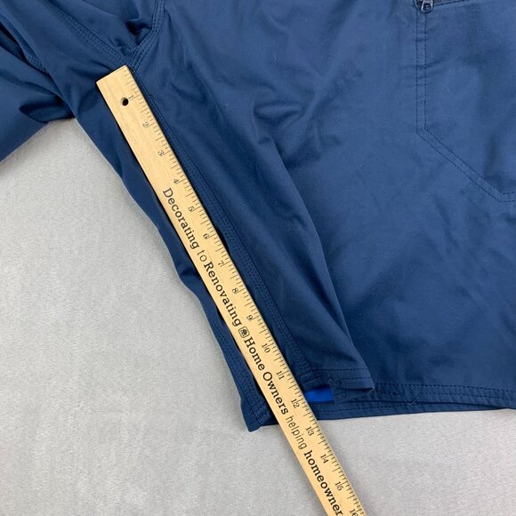 Lululemon Men Board Shorts 38 Blue Cargo Pocket 12" Wet Dry Warm Swim Hiking Gym - Picture 6 of 9